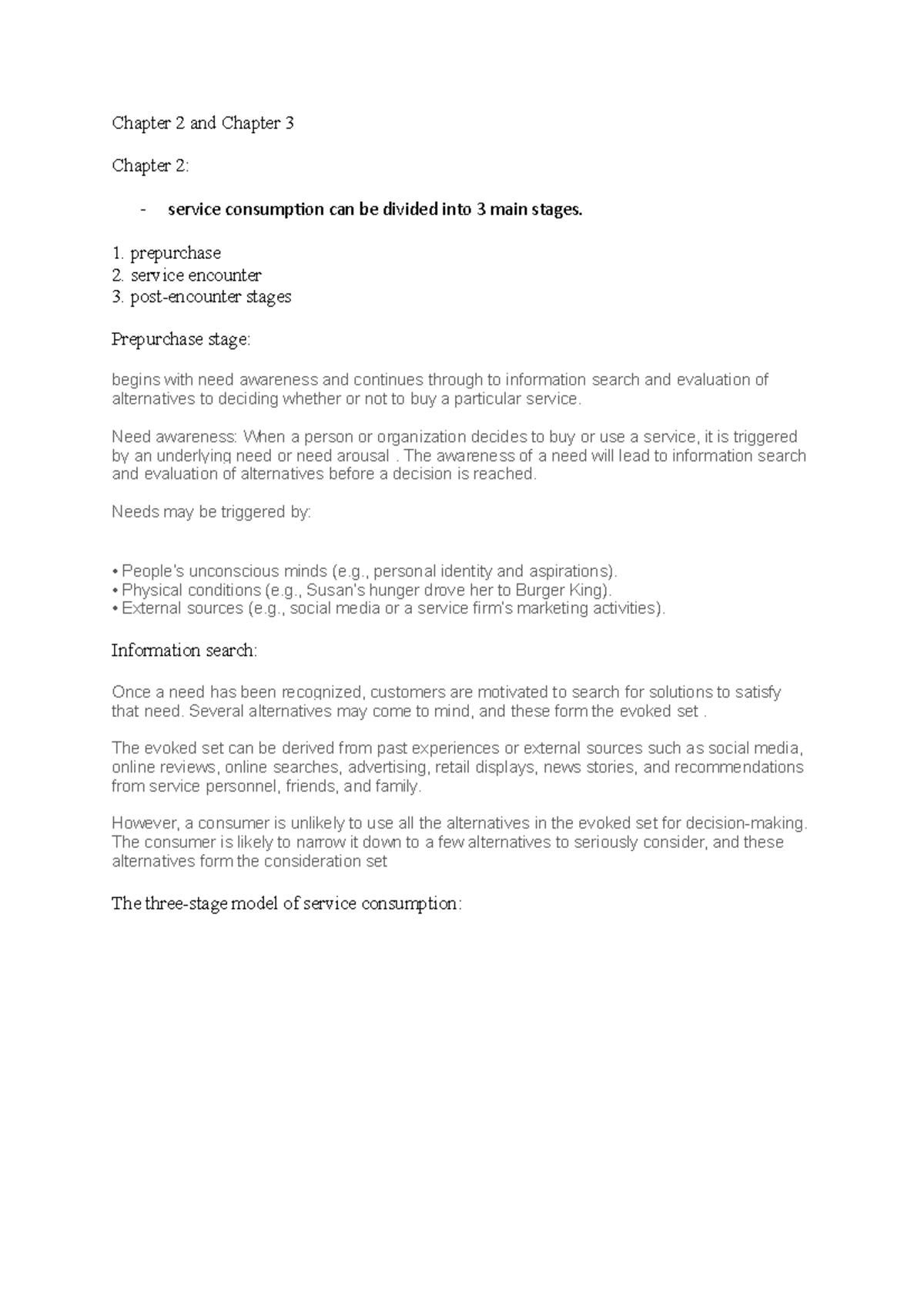 Chp 2 and 3 management reading - Chapter 2 and Chapter 3 Chapter 2 ...