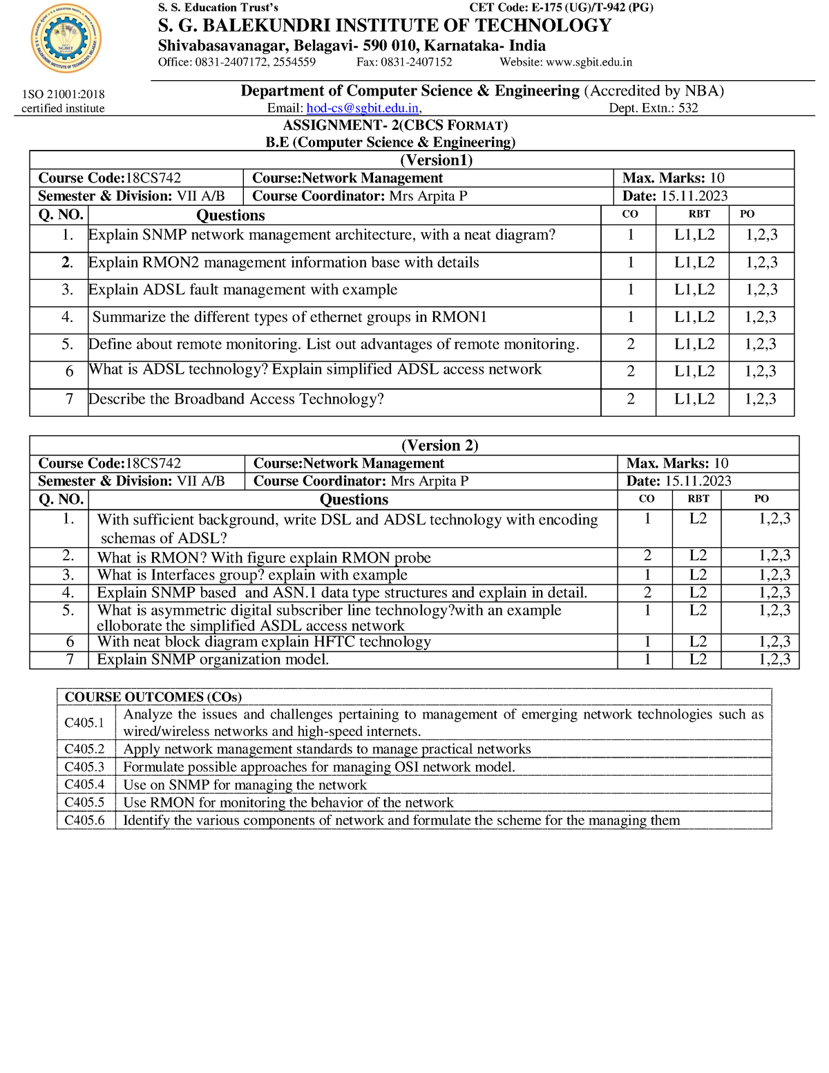 computer network assignment 2