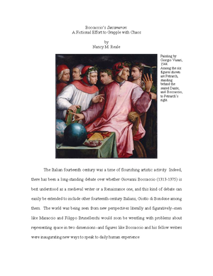 Symbolism in the decameron image