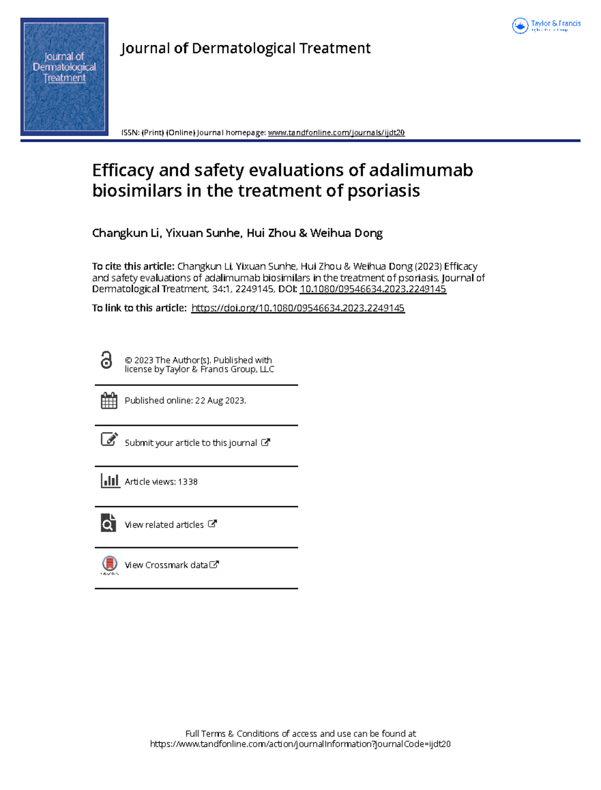 Efficacy and safety evaluations of adalimumab biosimilars in the ...