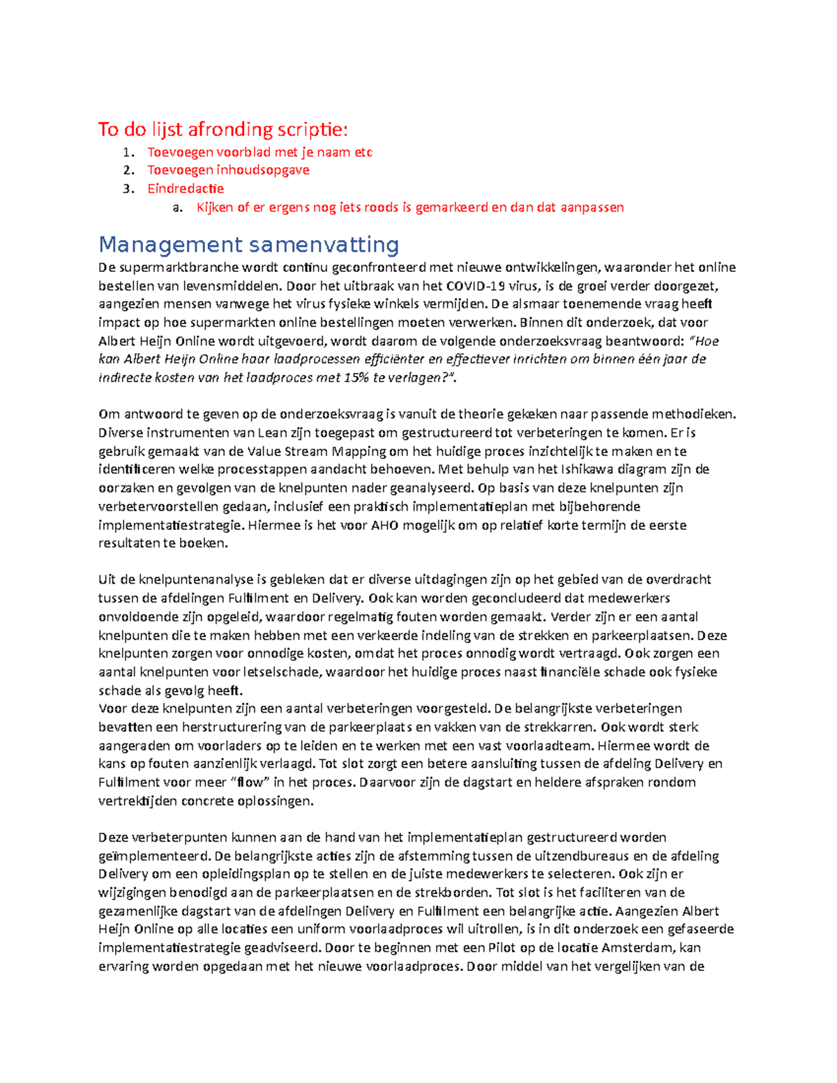 Afstudeer Scriptie AHO - HvA - Studeersnel