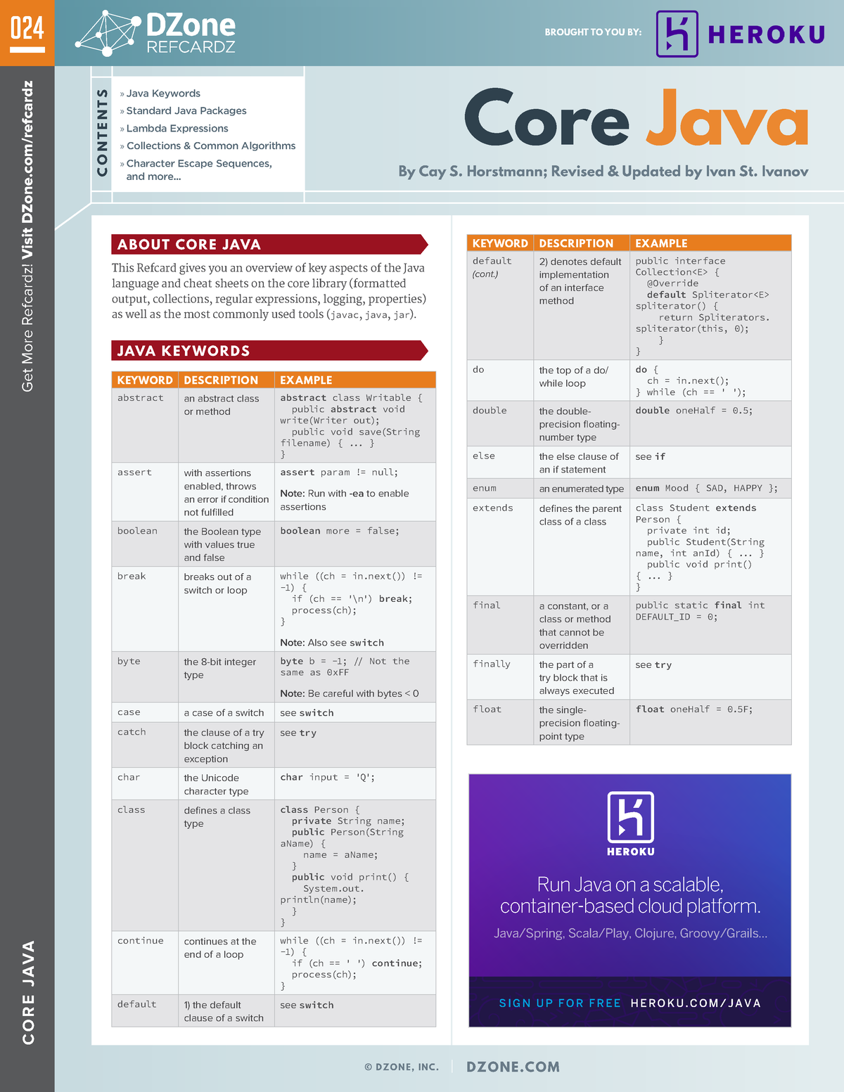 Corejava - Core Java ####### By Cay S. Horstmann; Revised & Updated by ...