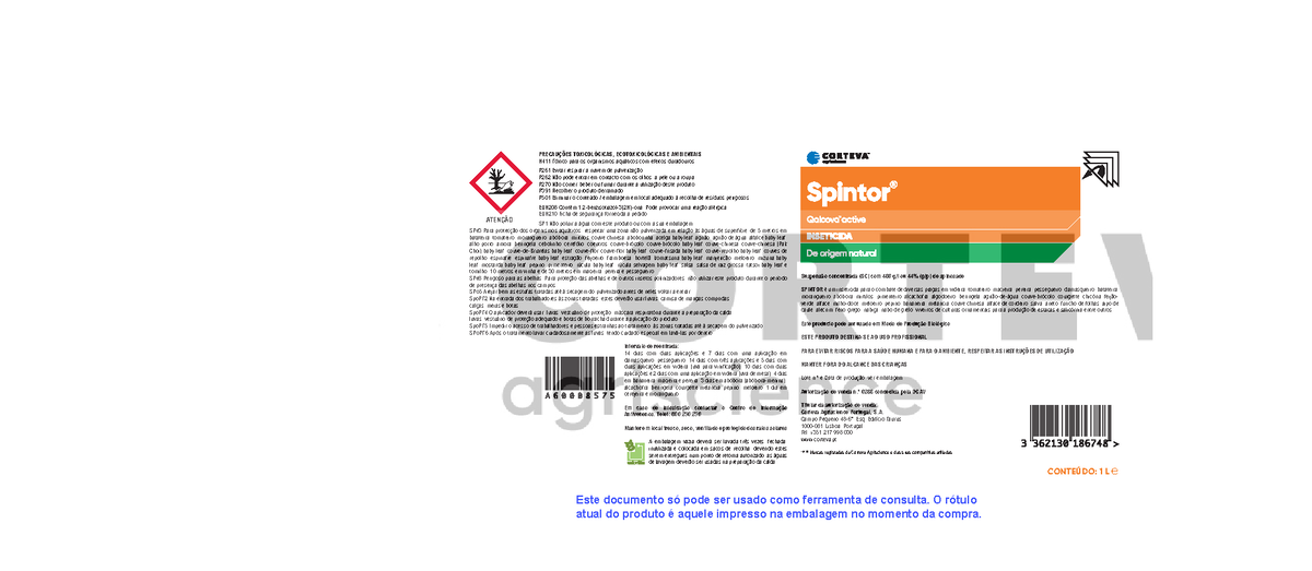 Spintor - Notas de aulas - PRECAUÇÕES TOXICOLÓGICAS, ECOTOXICOLÓGICAS E ...
