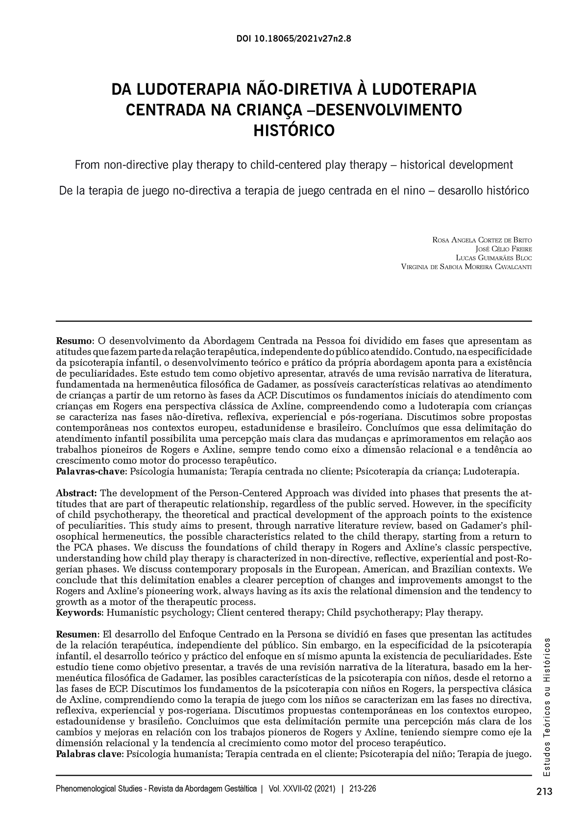 Ludoterapia - importância no desenvolvimento da criança