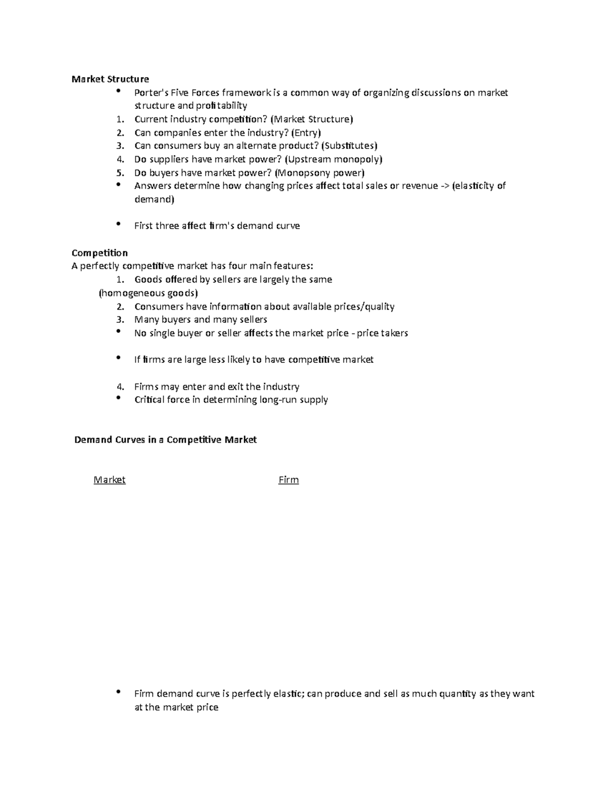 Ec120 lecture on supply and demand - ECON391 - UWaterloo - Studocu
