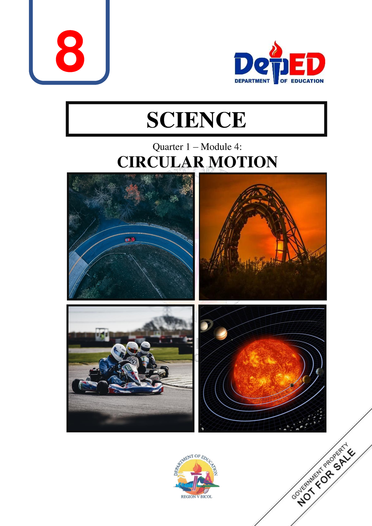 Q1 Week 2 Module 4 I Quarter 1 Module 4 Circular Motion Science 8 Ii Science Grade 8 2378