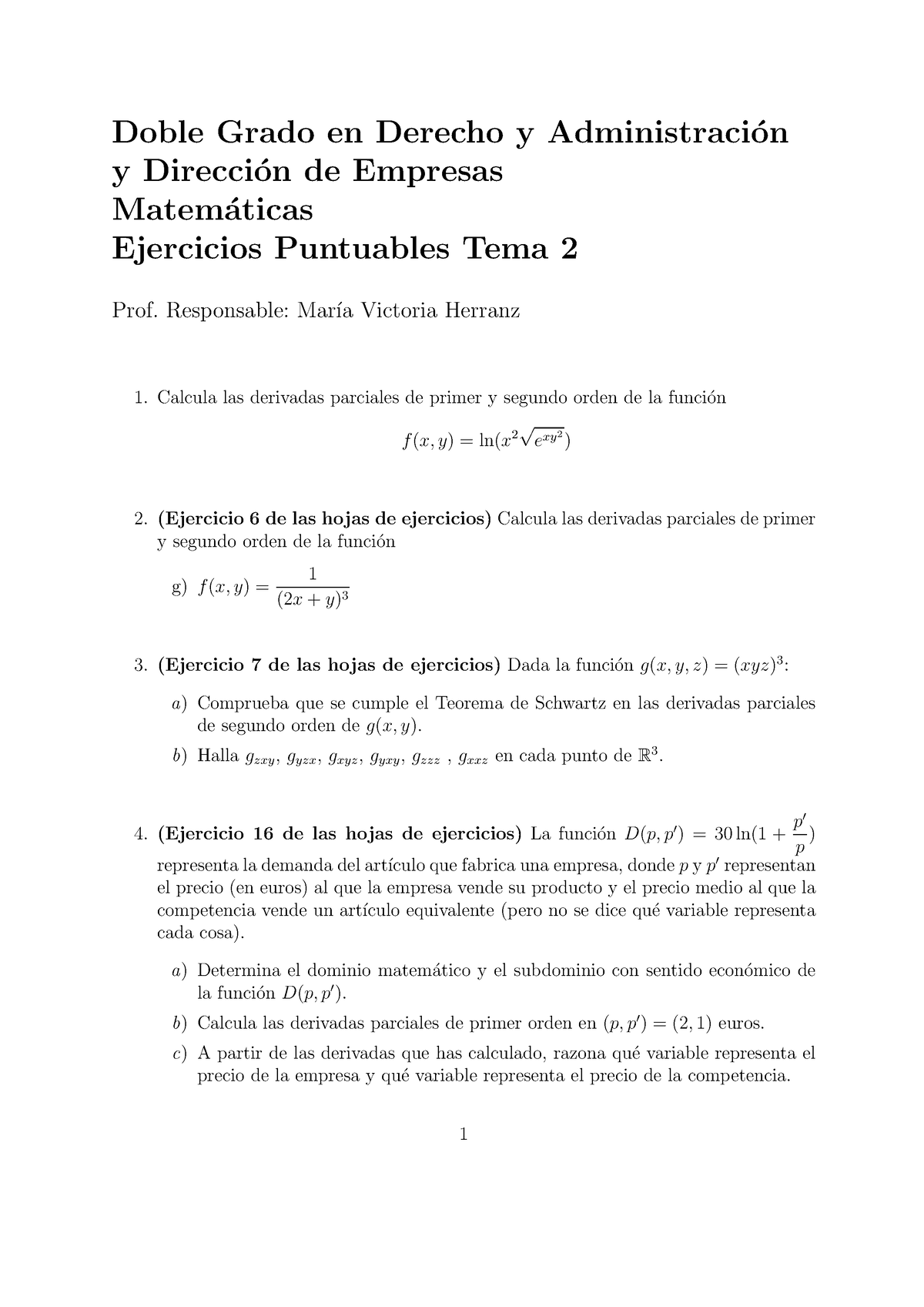 Tema2 Ejercicios Puntuables - Doble Grado En Derecho Y Administraci ́on ...