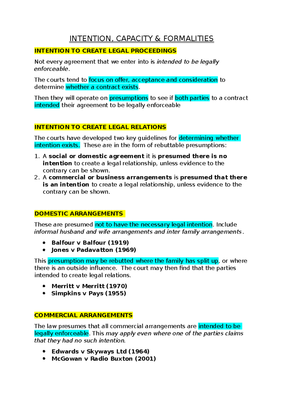 lecture-7-intention-capacity-and-formalities-intention-capacity