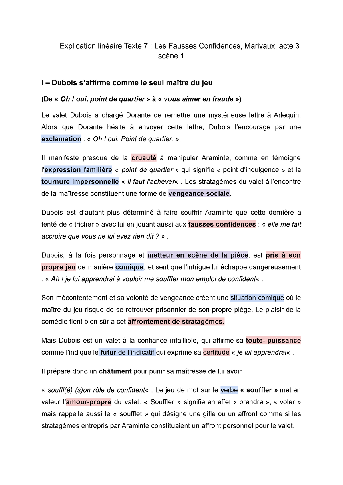 dissertation sur les fausses confidences pdf