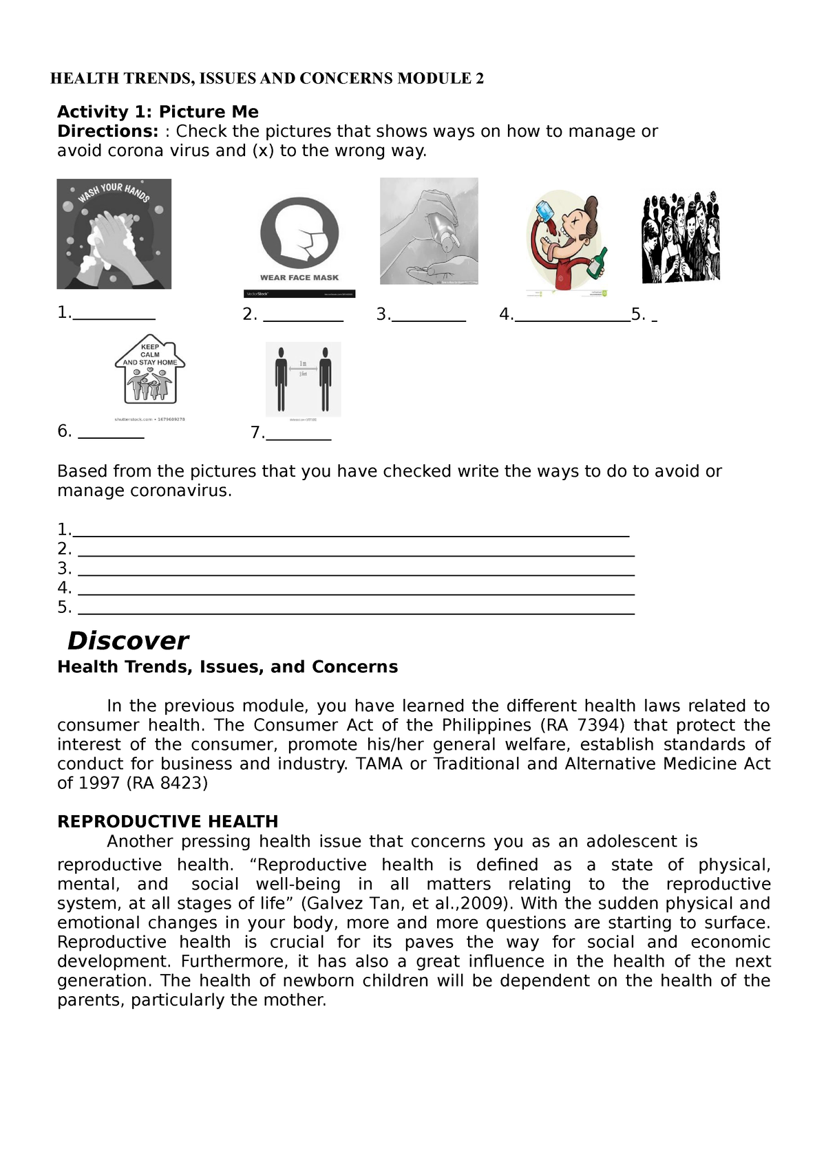 health trends issues and concerns essay