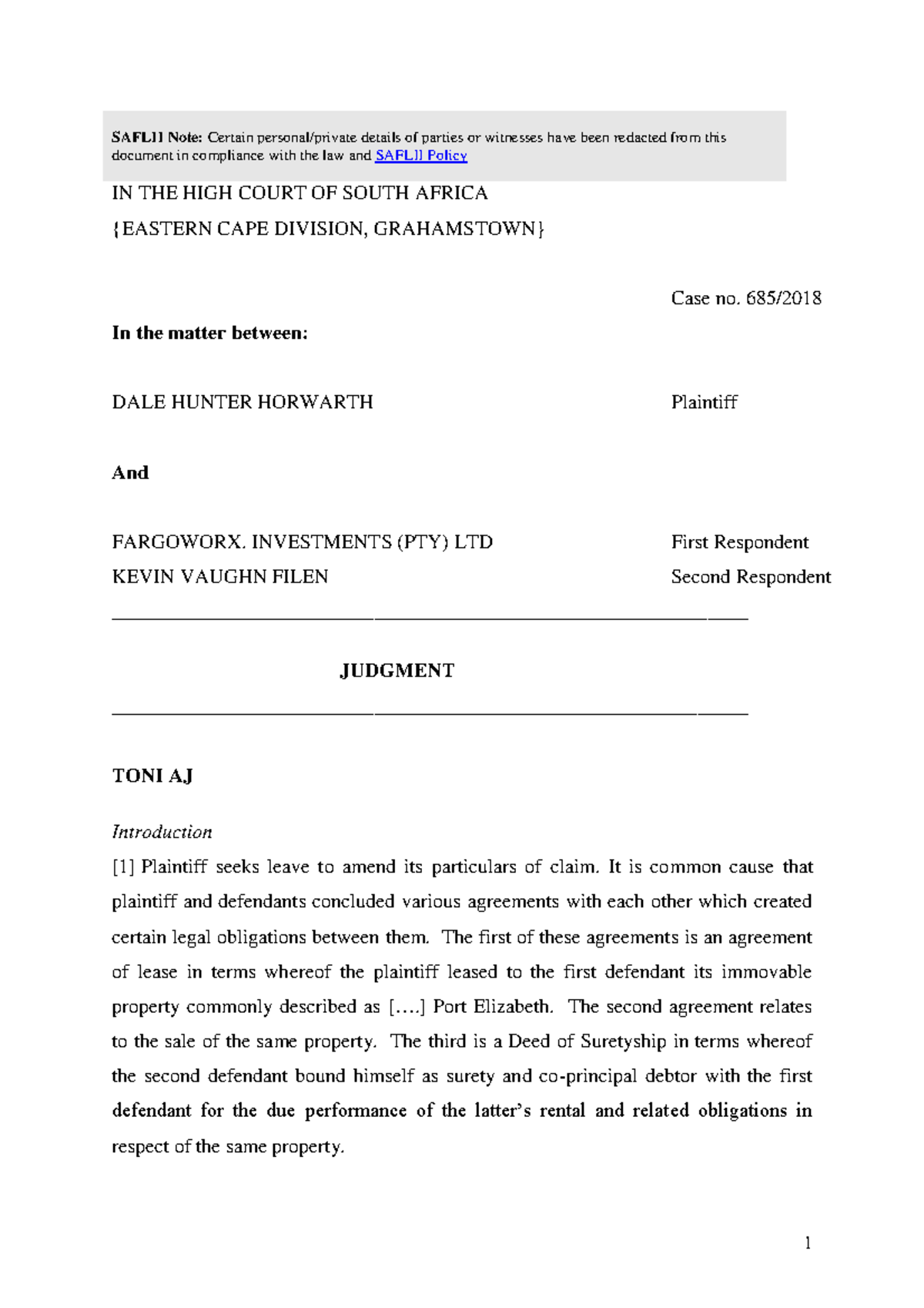 amendment-of-a-summons-case-in-the-high-court-saflii-note-certain