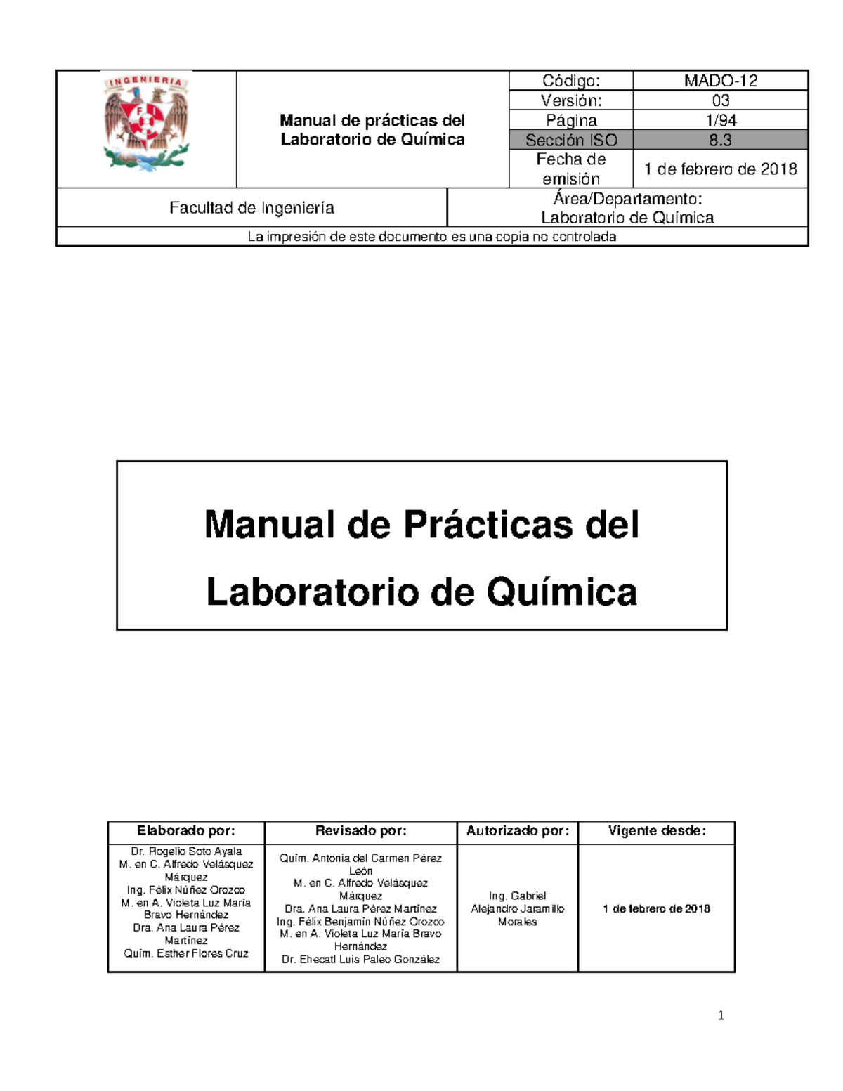 Manual De Practicas - Ghjgj - Manual De Prácticas Del Laboratorio De ...