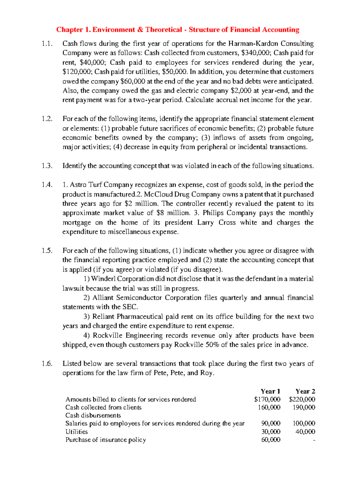 Chapter 1 - Chapter 1. Environment & Theoretical - Structure of ...