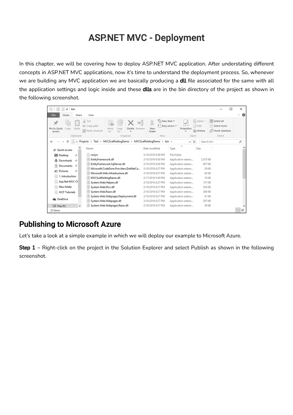 asp-net-mvc-chapter-14-asp-mvc-deployment-in-this-chapter-we