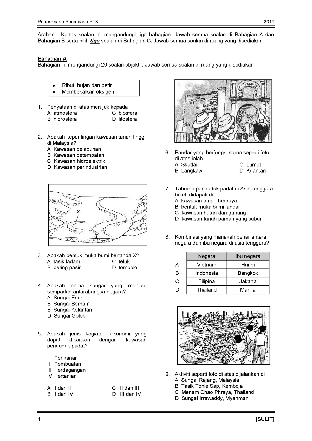 percubaan geografi pt3 2019 - Fundamentals of Information 