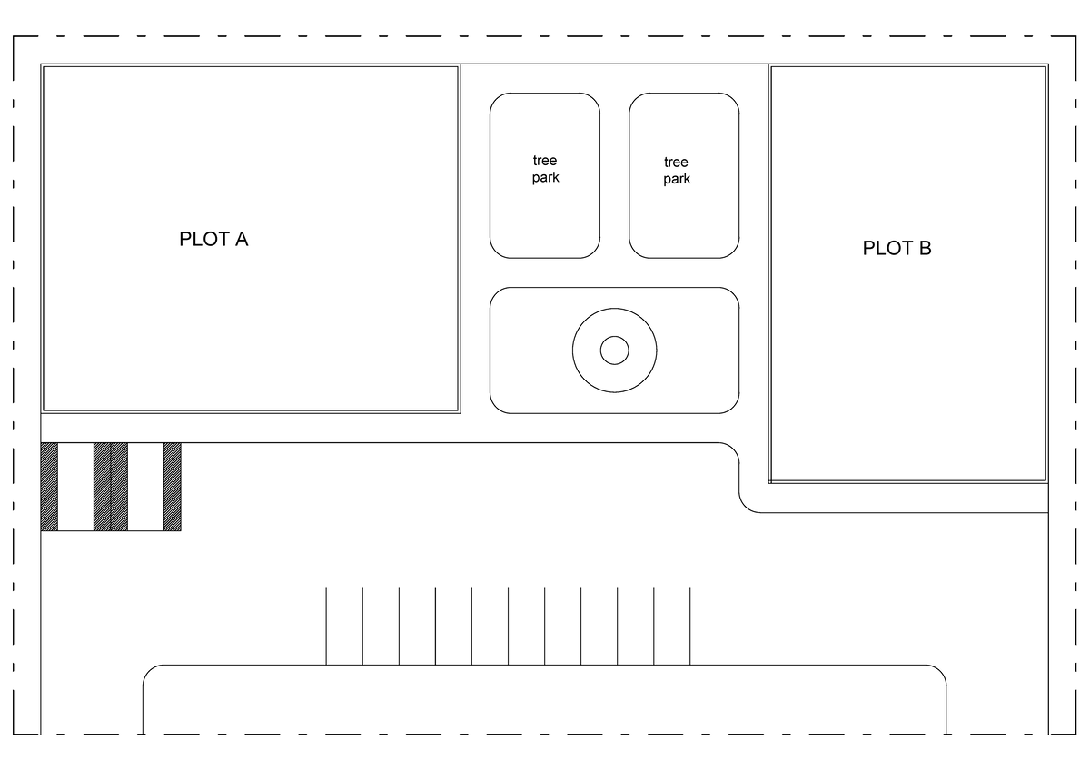 Drawing-stuff - Architecture - tree park tree park PLOT A PLOT B - Studocu