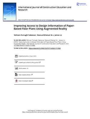 Augmented virtual reality and 360 spatial visualization - Journal of ...