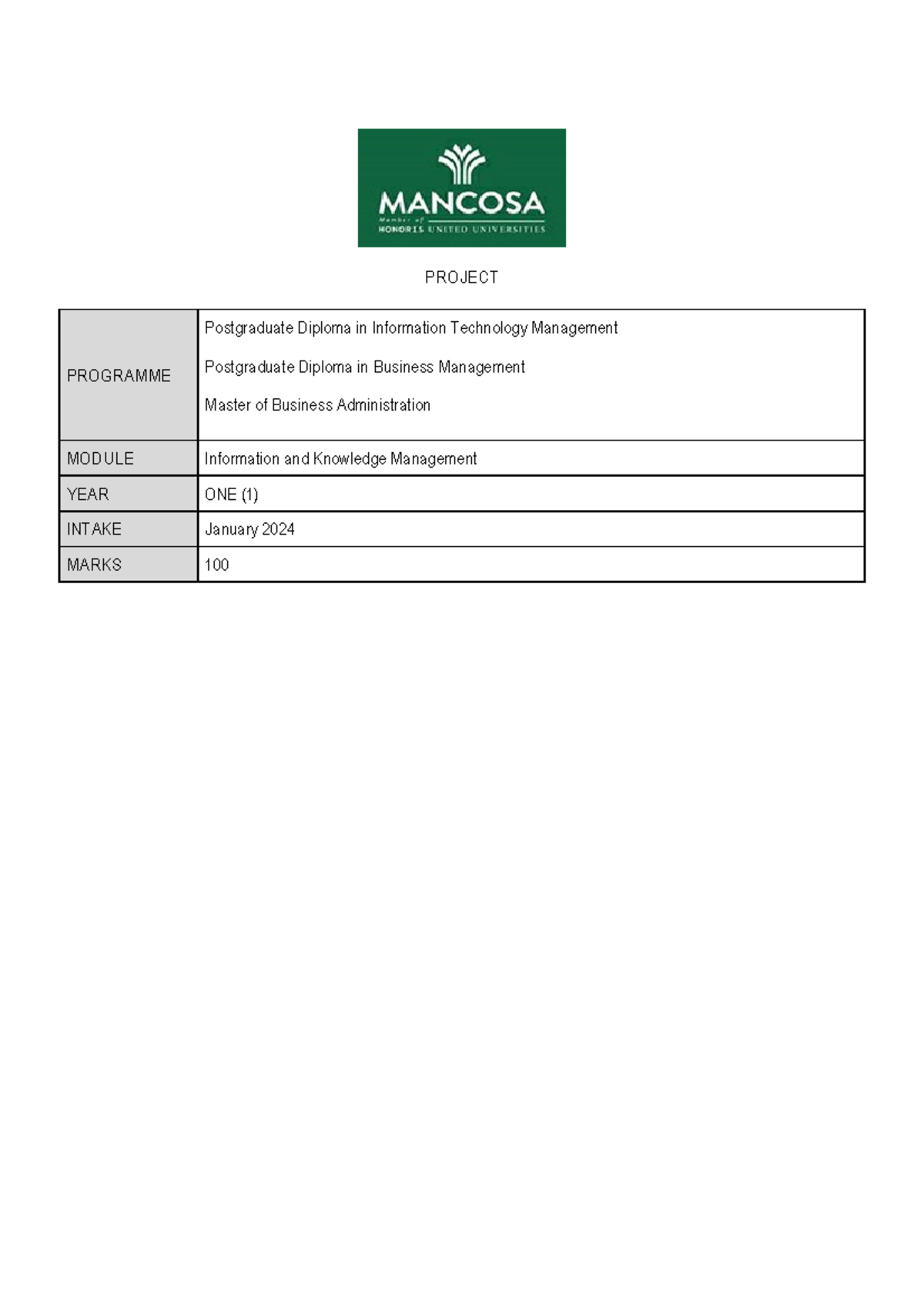 Information And Knowledge Management 2 Studocu