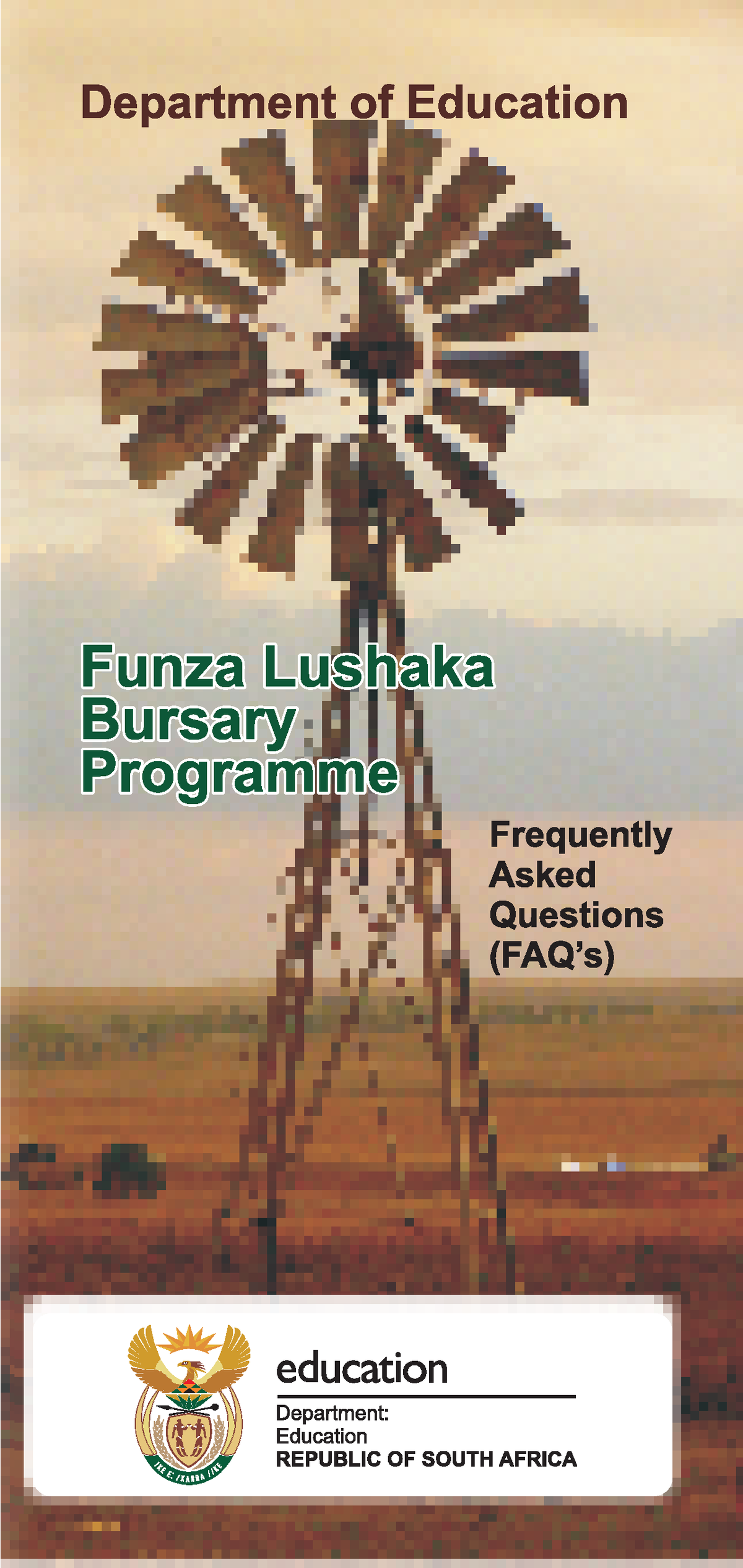 Funza Lushaka FAQ leaflet - 98309 - Studocu