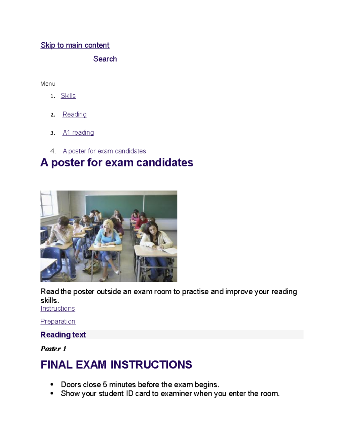 Exam Preparation For Prepartions Skip To Main Content Learnenglishsearch Menu 1 Skills 2 Exam Preparation For Prepartions Skip To Main Content Learnenglishsearch Menu 1 Skills 2