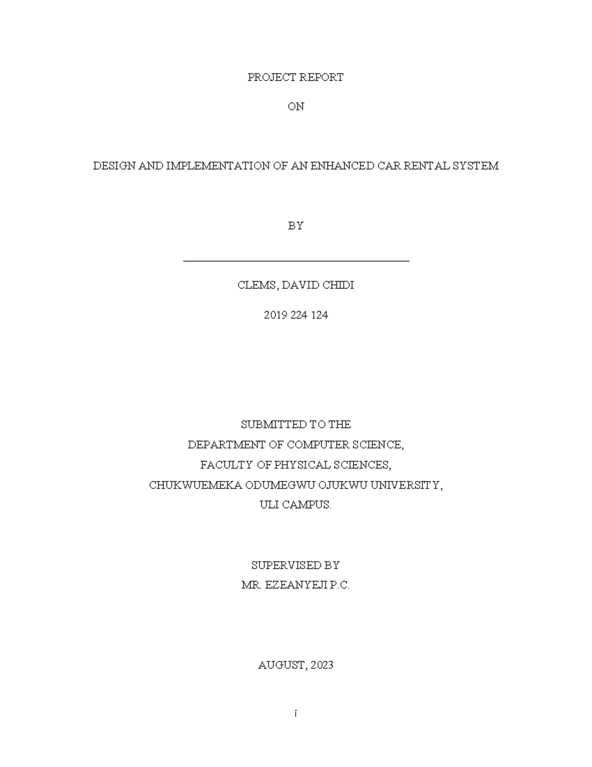 ECRS Project correct - None - PROJECT REPORT ON DESIGN AND ...