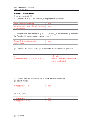 2024 Methods formula sheet - MATHEMATICS METHODS ATAR COURSE FORMULA ...