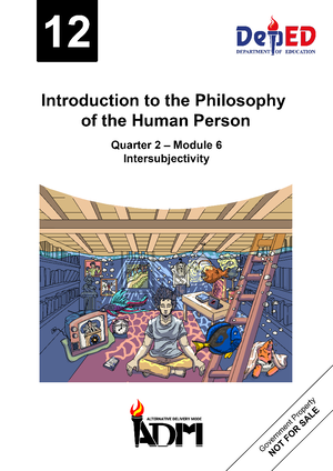 Philosophy Quarter 1 Module 5 - Introduction to Philosophy of the Human ...