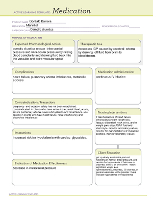 ATI Medication Template Alteplase ACTIVE LEARNING TEMPLATES ATI Medication Template Alteplase ACTIVE LEARNING TEMPLATES