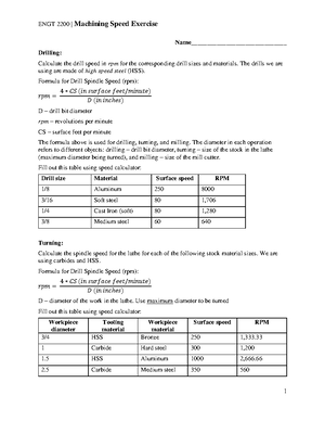 ENGT 14 Questions - Fundamental of machining - 14 Questions ...