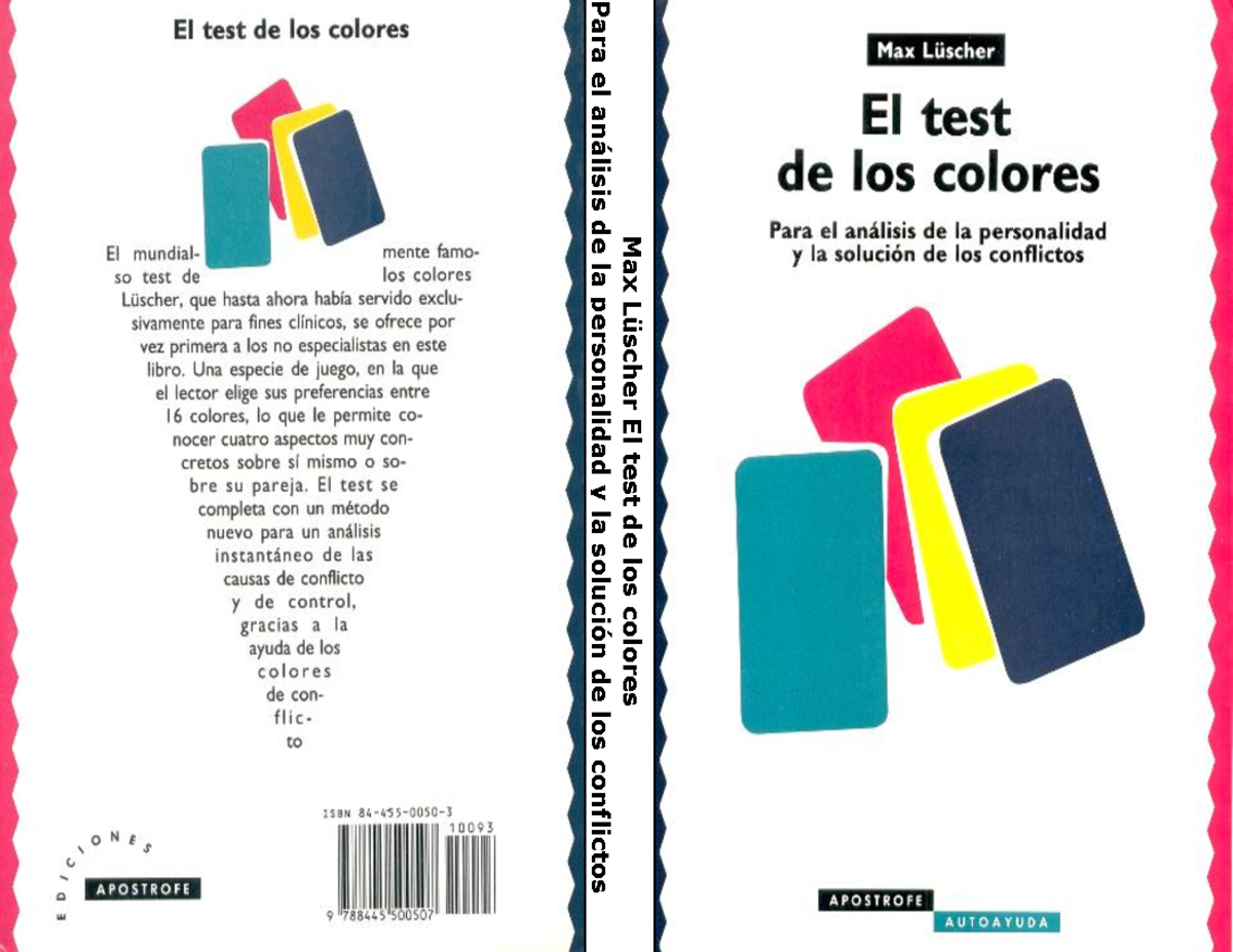 Manual Luscher - Max L ̧scher El test de los colores Para el an·lisis ...