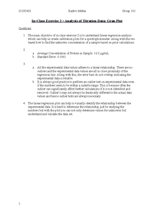 In-class exercise 1 - 21035425 Kashvi Mehta Group 101 In Class Exercise ...