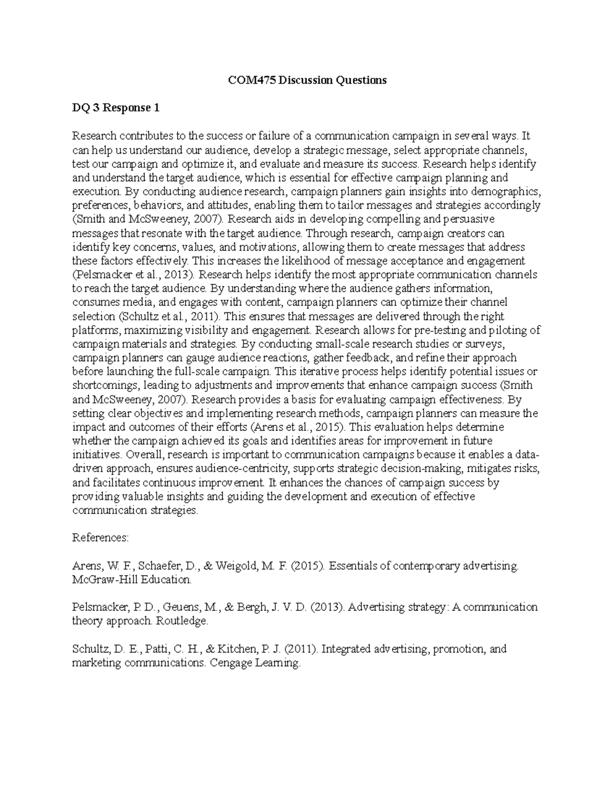 DQ write-ups Wks 3 and 4 - Discussion questions, weeks 3 and 4 ...