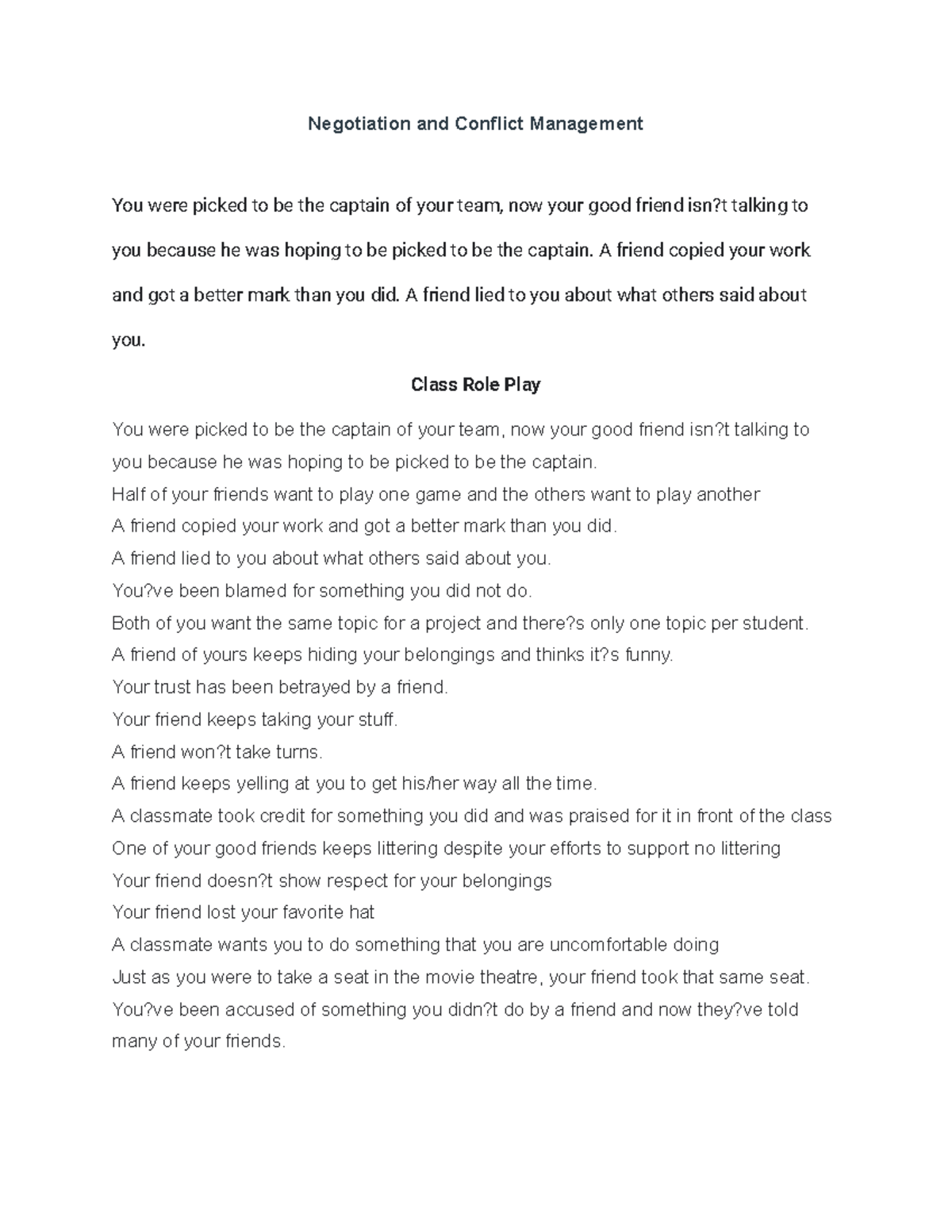 CH-13 Negotiation and Conflict Management - Negotiation and Conflict ...