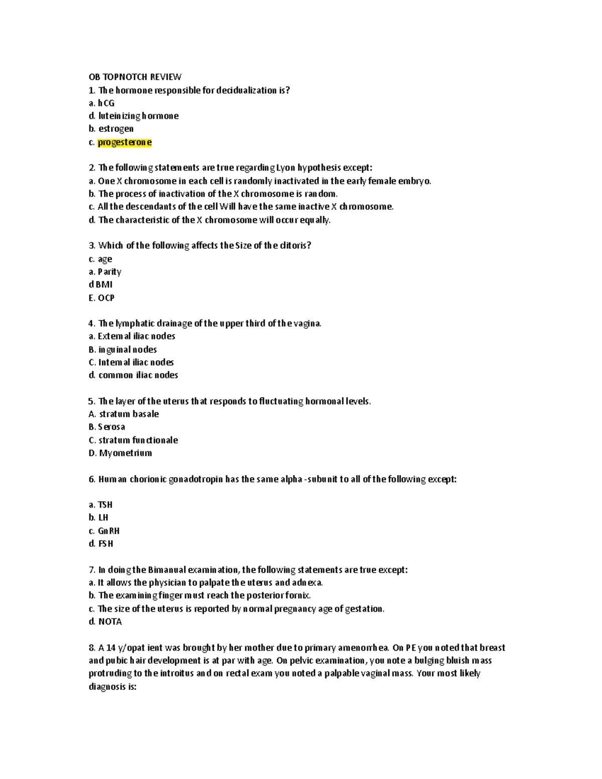 Exam 20 June 2019, questions - Warning: TT: undefined function: 32 ...