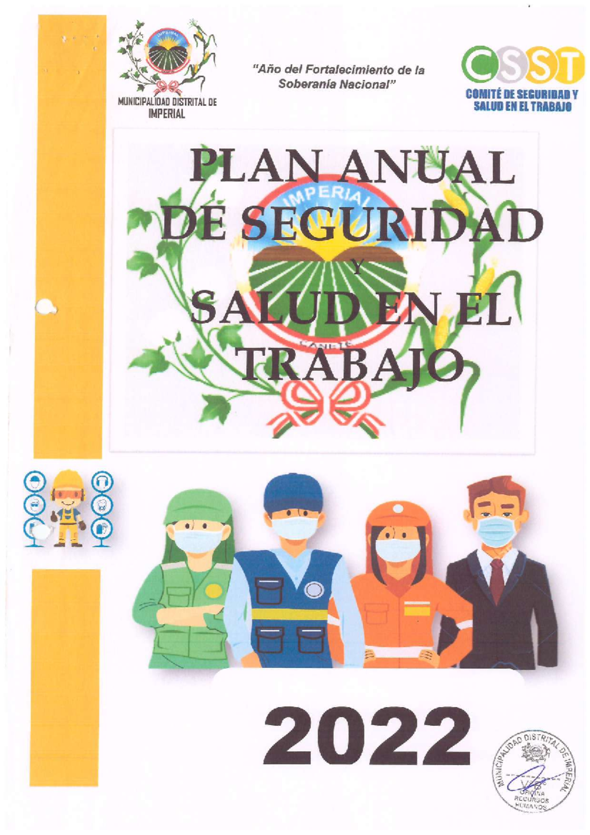 PLAN Anual DE Seguridad Y Salud EN EL Trabajo - seguridad y salud ...