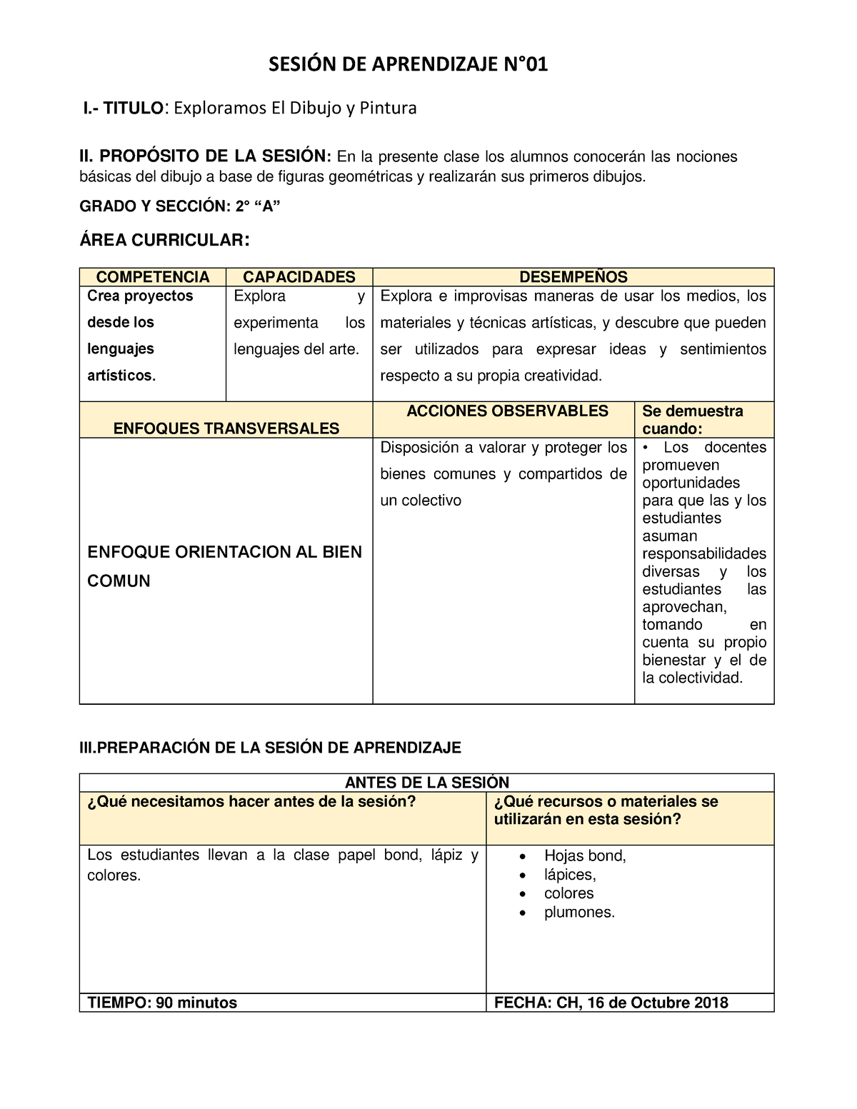 Scribd - SDDDDDDDDDDDDS - SESI”N DE APRENDIZAJE N∞ I.- TITULO ...