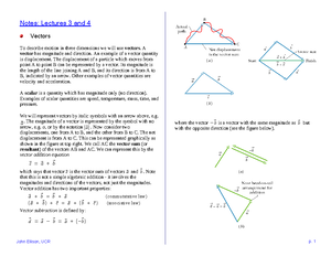 Lab 3 - Vector Analysis - 1 PHYS 2LA: Lab 3 Vector Analysis Objectives ...