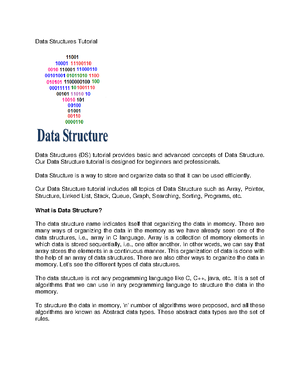 What is Data Structure and Algorithms - What is Data Structure and ...