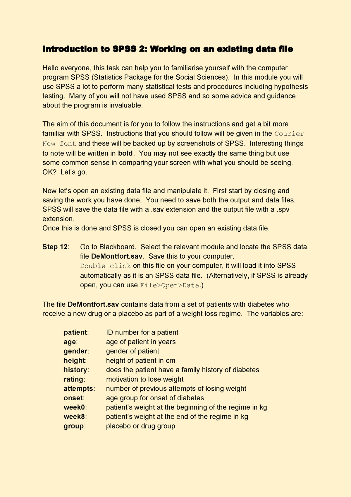 spss assignment 2 working with data