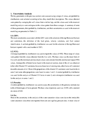 Chapter 3 Phase 1 - 1. Key Uncertainties in the Assessment of STOIIP ...