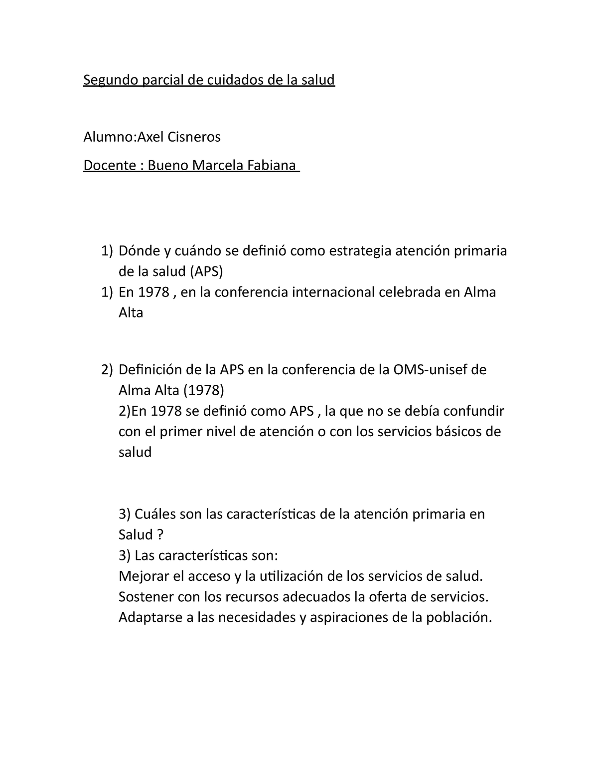 Cuidados De La Salud Centrados En La Comunidad Y Familia - Segundo ...