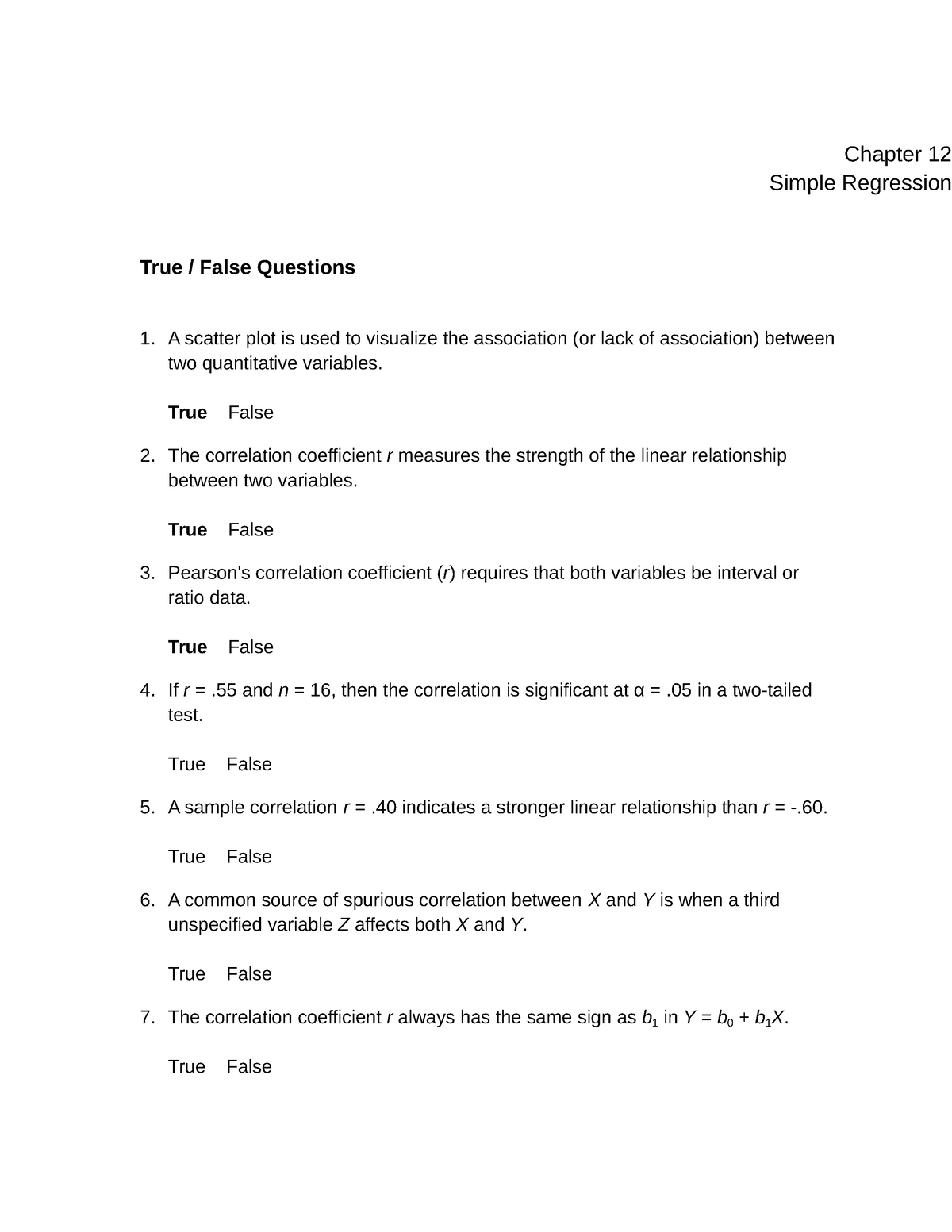 Test Bank Chapter 12 - Marketing Testbanks - Chapter 12 Simple ...