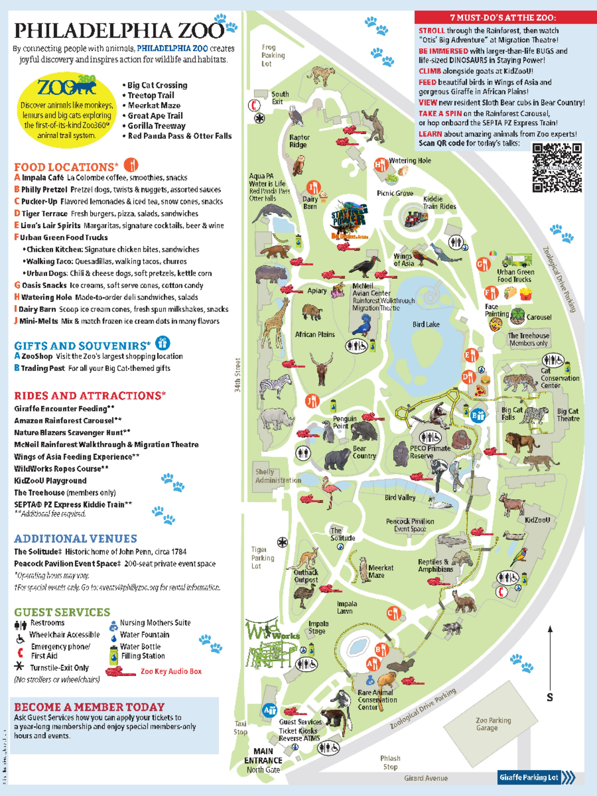 Philadelphia Zoo Map - NOTES - BIOL 108 - Studocu