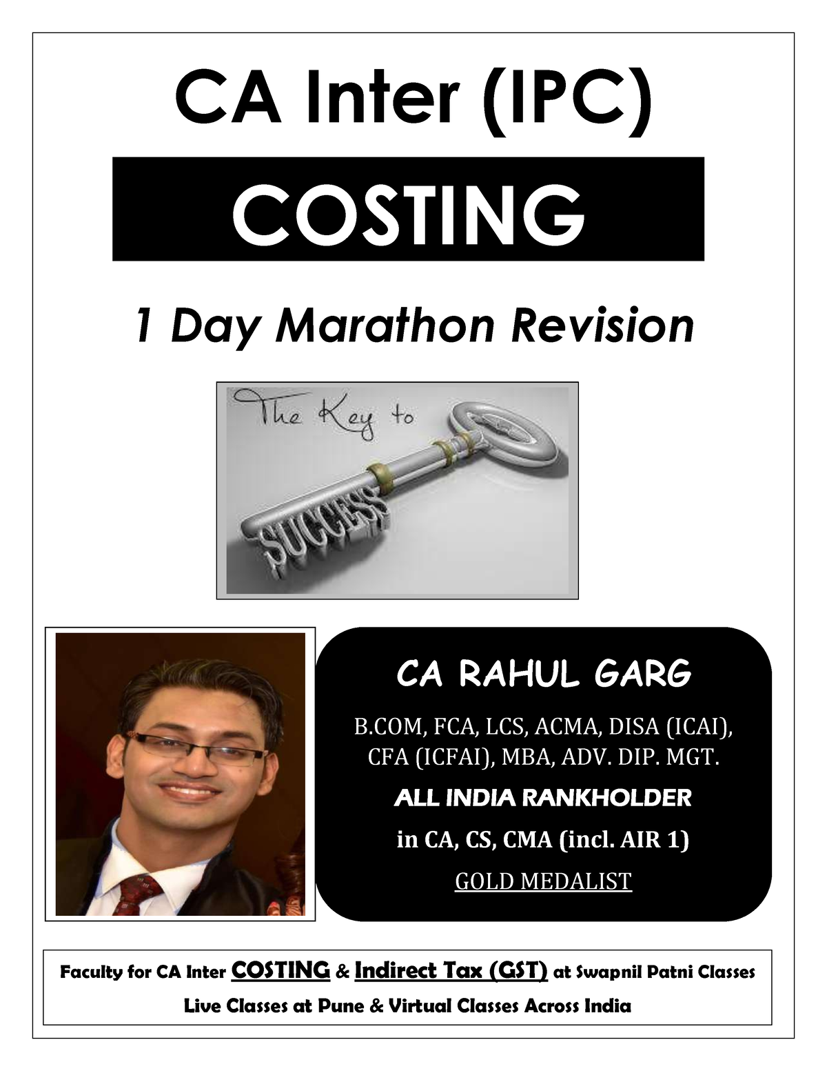 Costing 1 Day Marathon Latest - CA Inter (IPC) 1 Day Marathon Revision ...