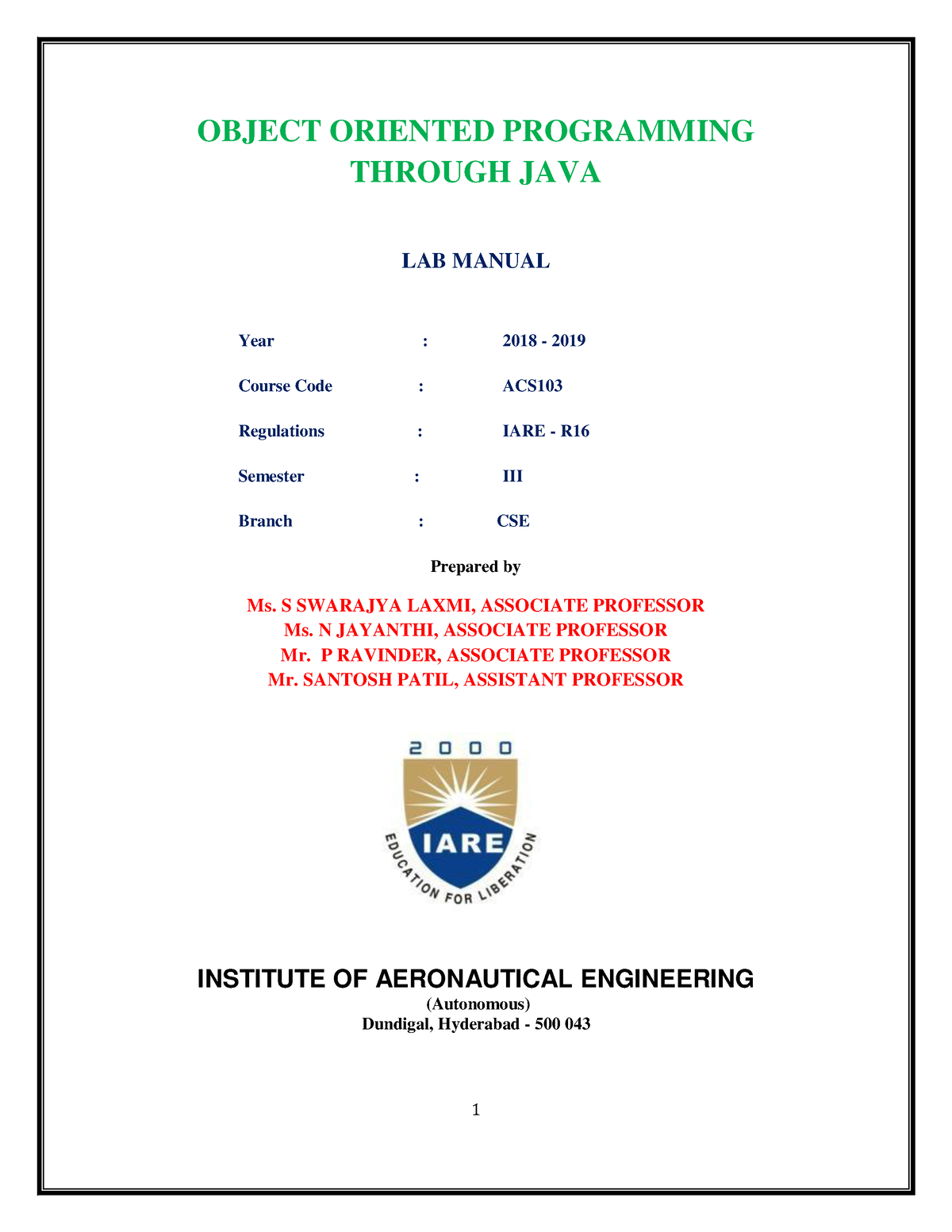 iare-java-lab-manual-kkll-object-oriented-programming-through-java