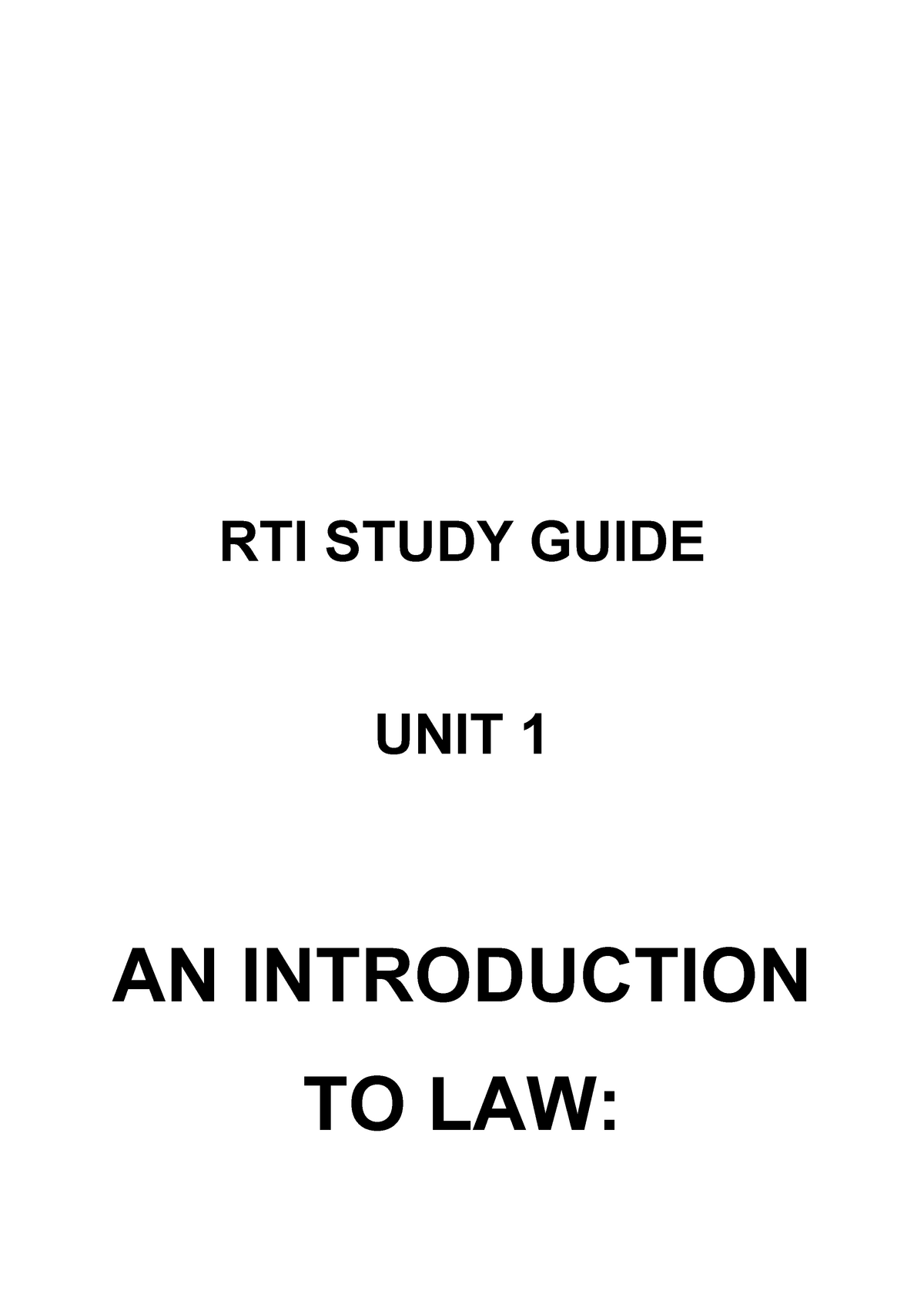 an-introduction-to-law-lecture-notes-1-2-rti-study-guide-unit-1-an