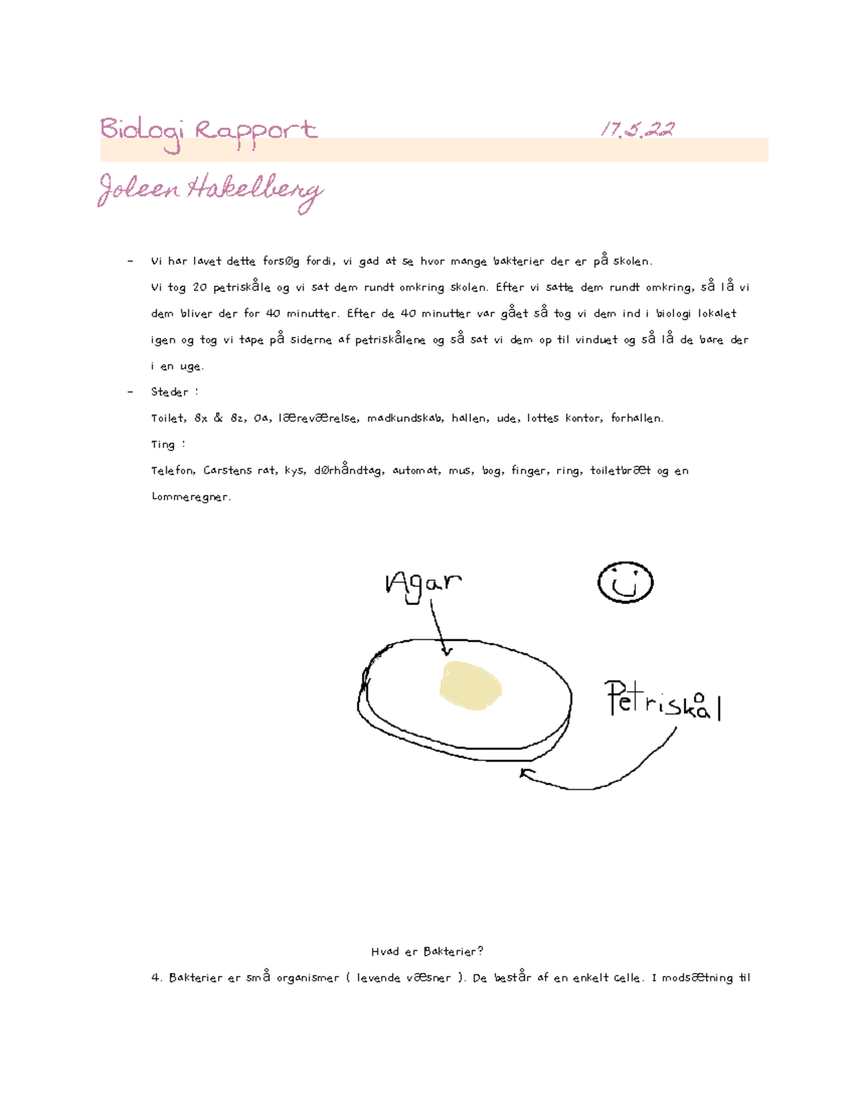 Biologi Rapport - Dddsd - Biologi Rapport 17. Joleen Hakelberg Vi Har ...