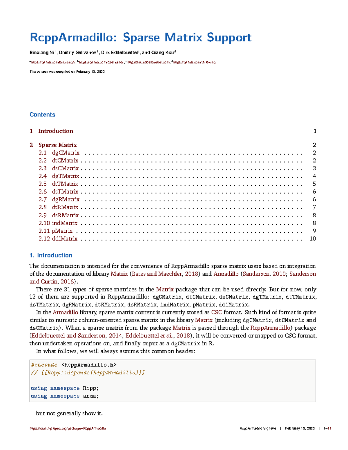 armadillo matrix assignment