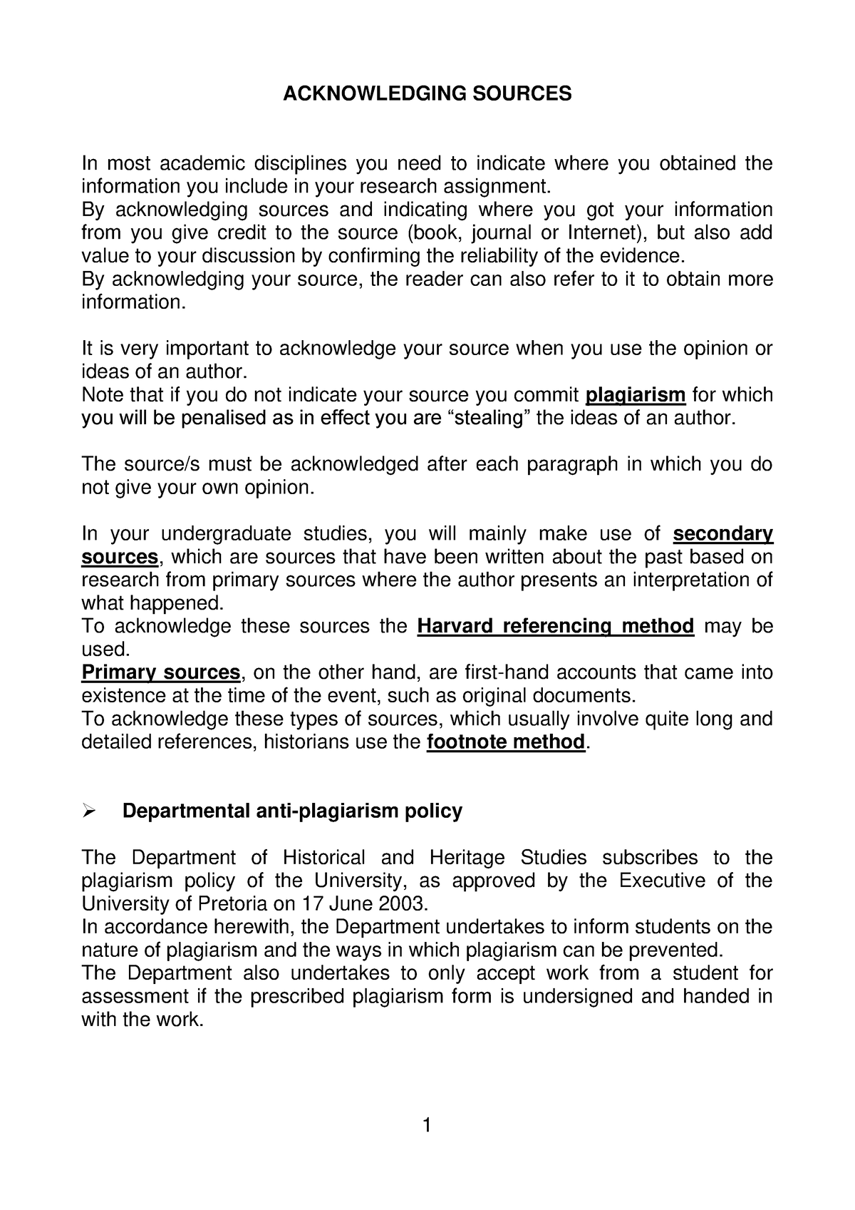 why acknowledging sources is vital in research paper