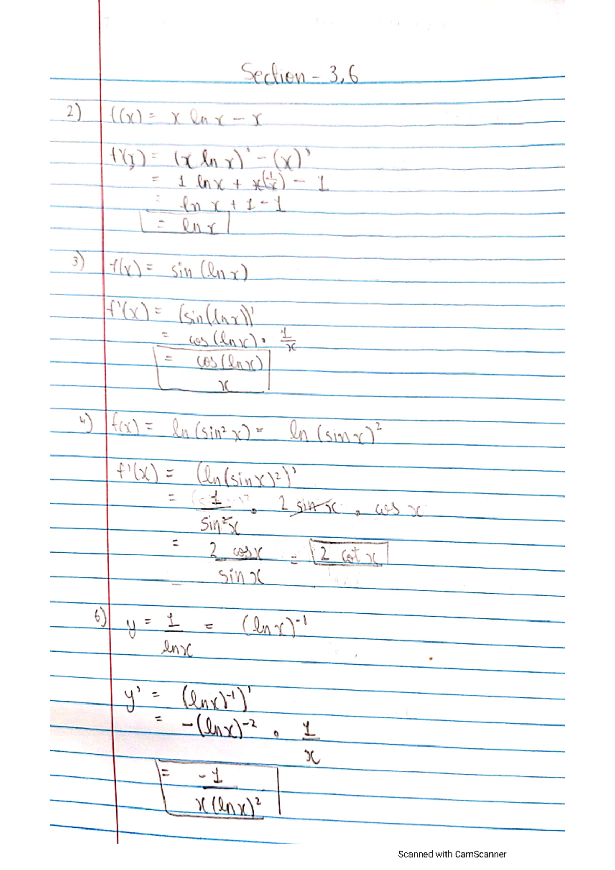 Calc 1 HW-7 (3 - hw 3.6.3.7 - MATH 1041 - Studocu